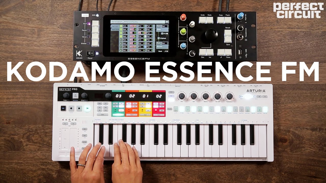 Quick Jam: Kodamo Essence FM - 6 Operator Touchscreen Multitimbral FM Synth