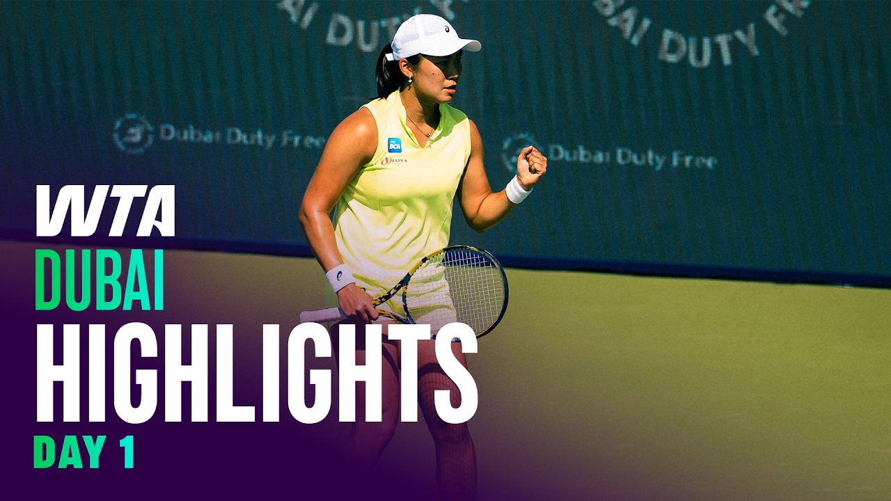 Day 1 in Dubai featuring Tjen, Stearns, Fernandez and more | WTA Match Highlights