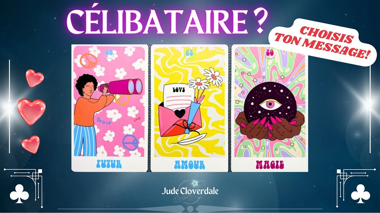 💜 CÉLIBATAIRE 💜 Quel message pour ta vie amoureuse? 🌟Tirage intemporel ⏳3 choix⏳