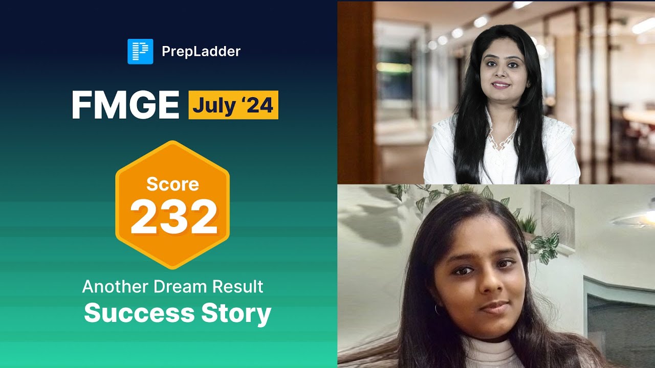 FMGE July'24 Score - 232, Dr. Preetha in conversation with Dr. Preeti Sharma