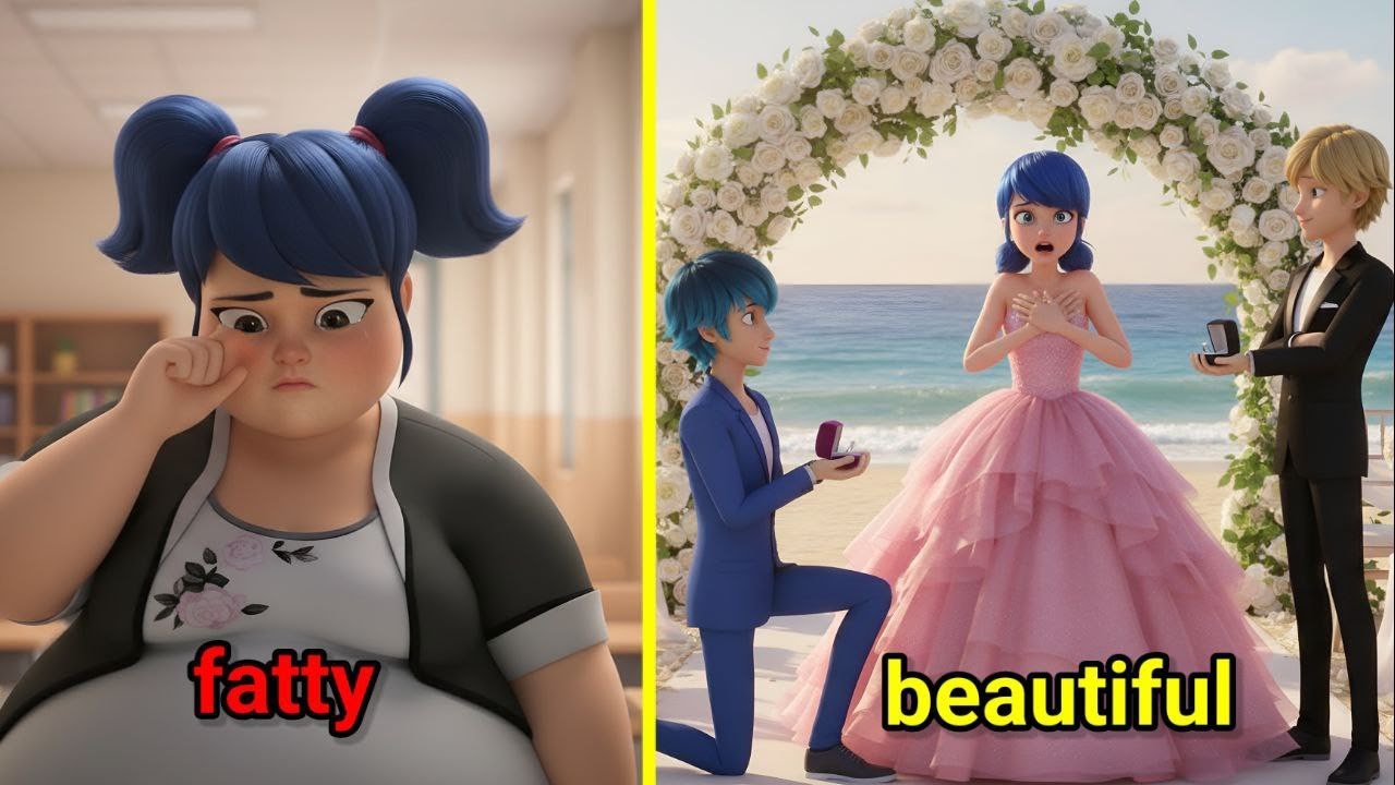Fat girl Marinette is being bullied 😥🐞and the love story between Adrien and Luka. @AnimaxExplain-c6j
