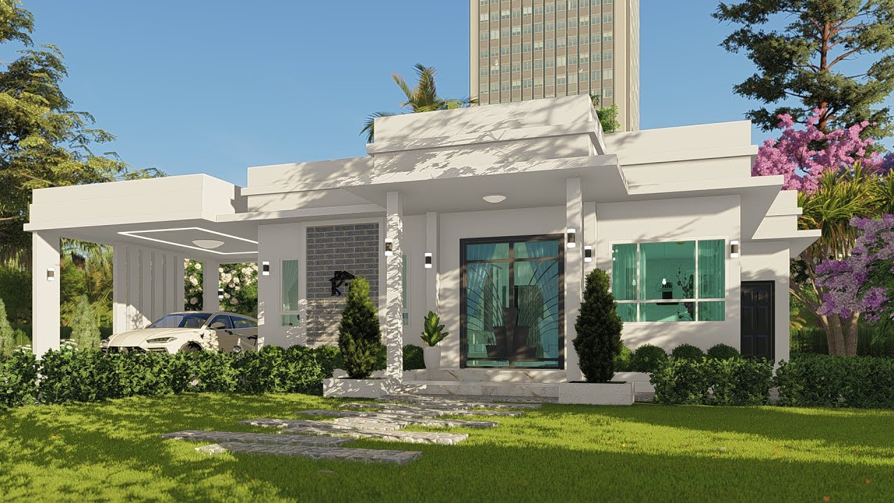 small house / simple house design [9x11 m] house plan with 99 sqm floor area