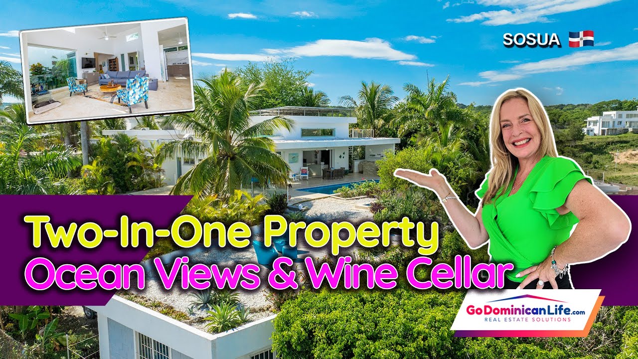 OCEAN VIEW VILLA IN SOSUA – With Separate 2-Bed Apartment | Real Estate Solutions