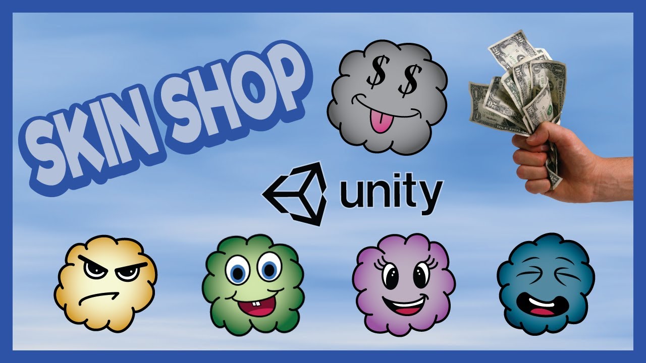 МАГАЗИН СКИНОВ для вашей игры в Unity!