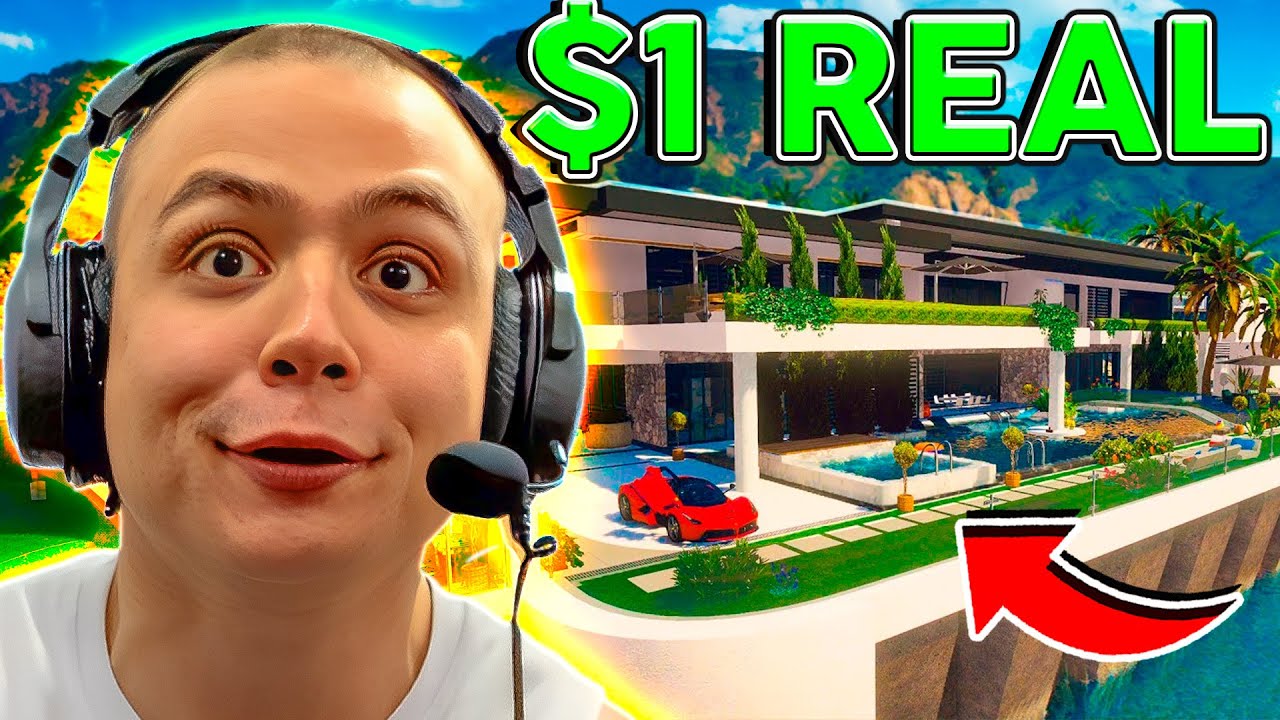 COMPREI MANS&Atilde;O por $1 REAL (ou quase) GTA RP 😱 (Paulinho o LOKO)