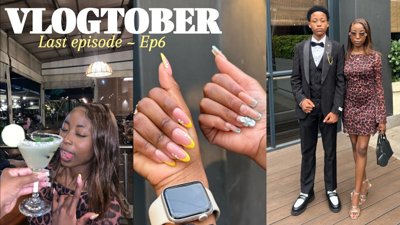 Vlogtober, эпизод 6: Проведите выходные со мной в Претории ~ Новые ногти + церковь + семейный обе...