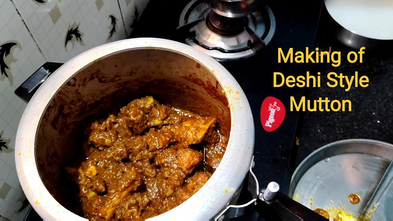 Making of Deshi Style Mutton