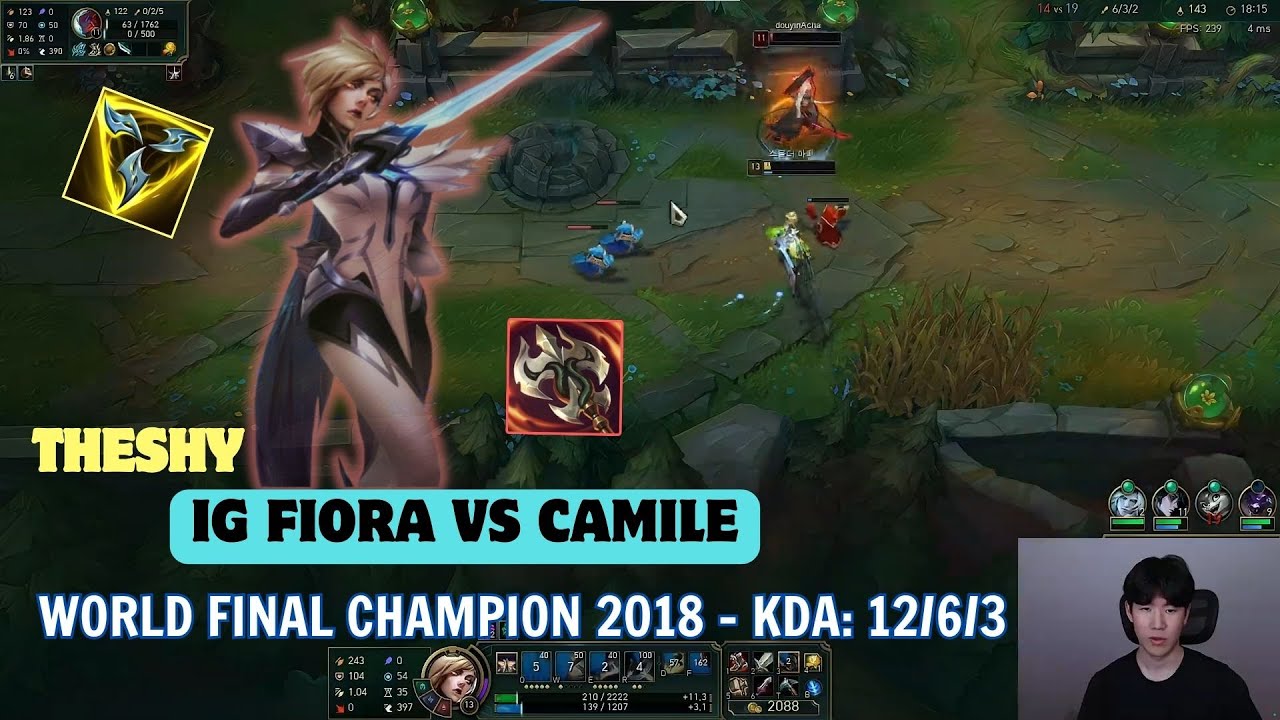 TheShy stream 23/04/2024: IG Fiora vs Camile (KDA: 12/6/3) WORLD FINAL CHAMPION 2018
