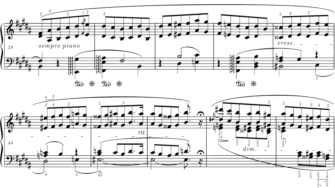 F. Chopin – Etude Op. 25 N. 10