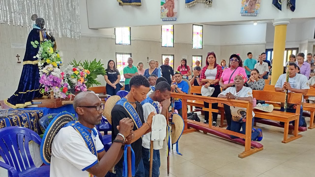 Cabimas recibió la imagen más antigua de Venezuela y Latinoamérica de San Benito de Palermo