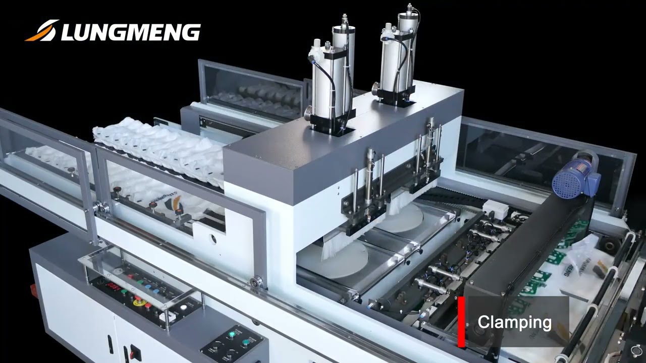 [Lung Meng] TPA-1000GP Fully Automatic Servo-Driven T-Shirt Bag Making Machine