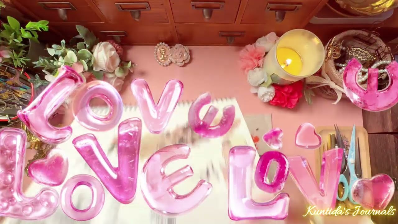 🎂 Happy Birthday, My Love 💕#newjournal #scrapbooking #asmr #birthdayvlog #relaxationsounds #bgm