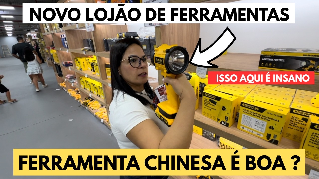 Fui na Loja de Ferramentas BUSCA BUSCA em São José dos Campos e encontrei preços INACREDITÁVEIS!
