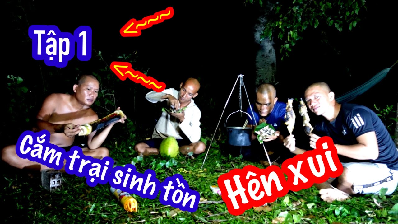 Cắm Trại Sinh Tồn Trên Vườn Cây Bỏ Hoang Theo Nhân Phẩm tập 1 |  Son Duoc Vlogs