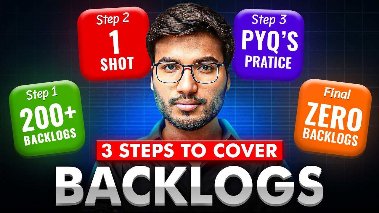 DESTROY JEE Backlogs in 7 Days (Pro Strategy)
