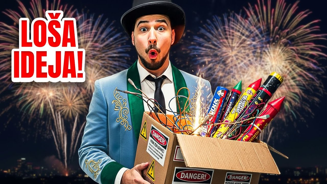 PUCAM PUNU KUTIJU PETARDI!! *najveća petarda na svetu*