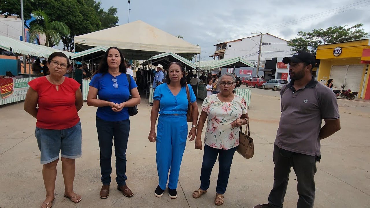 Feira livre! Agricultura familiar! São João da Ponte-mg 