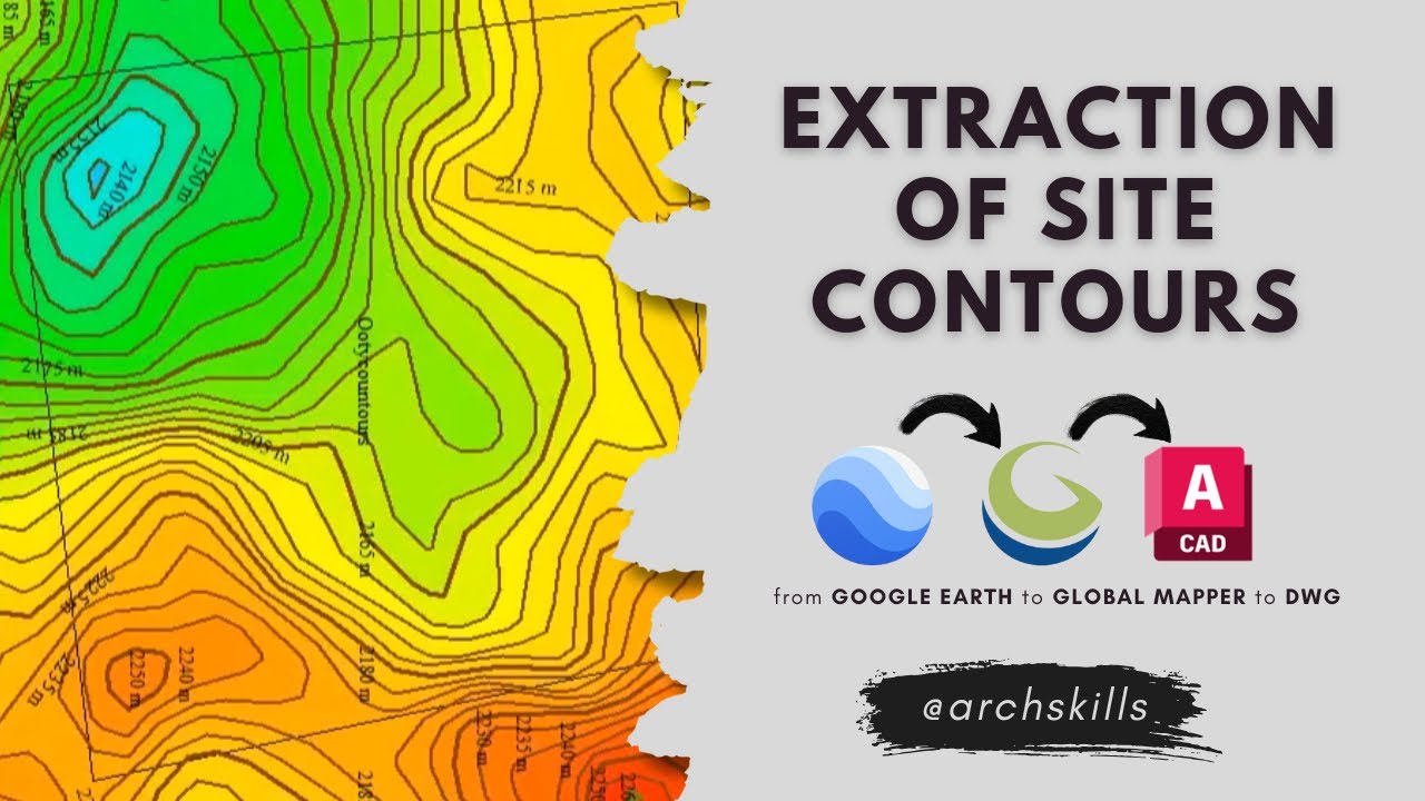 Extract Site Contours from Google Earth Directly into AutoCAD Using Global Mapper