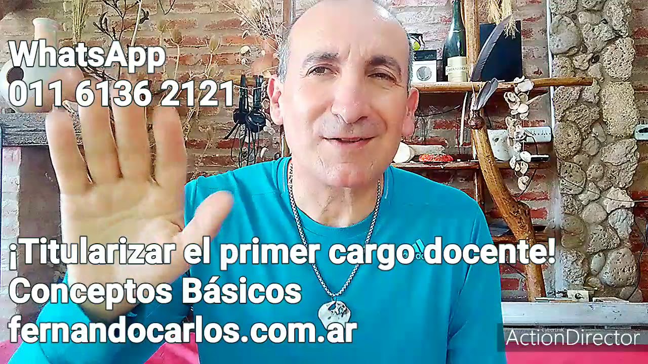 Primer Cargo Titular Docente - Nociones basicas