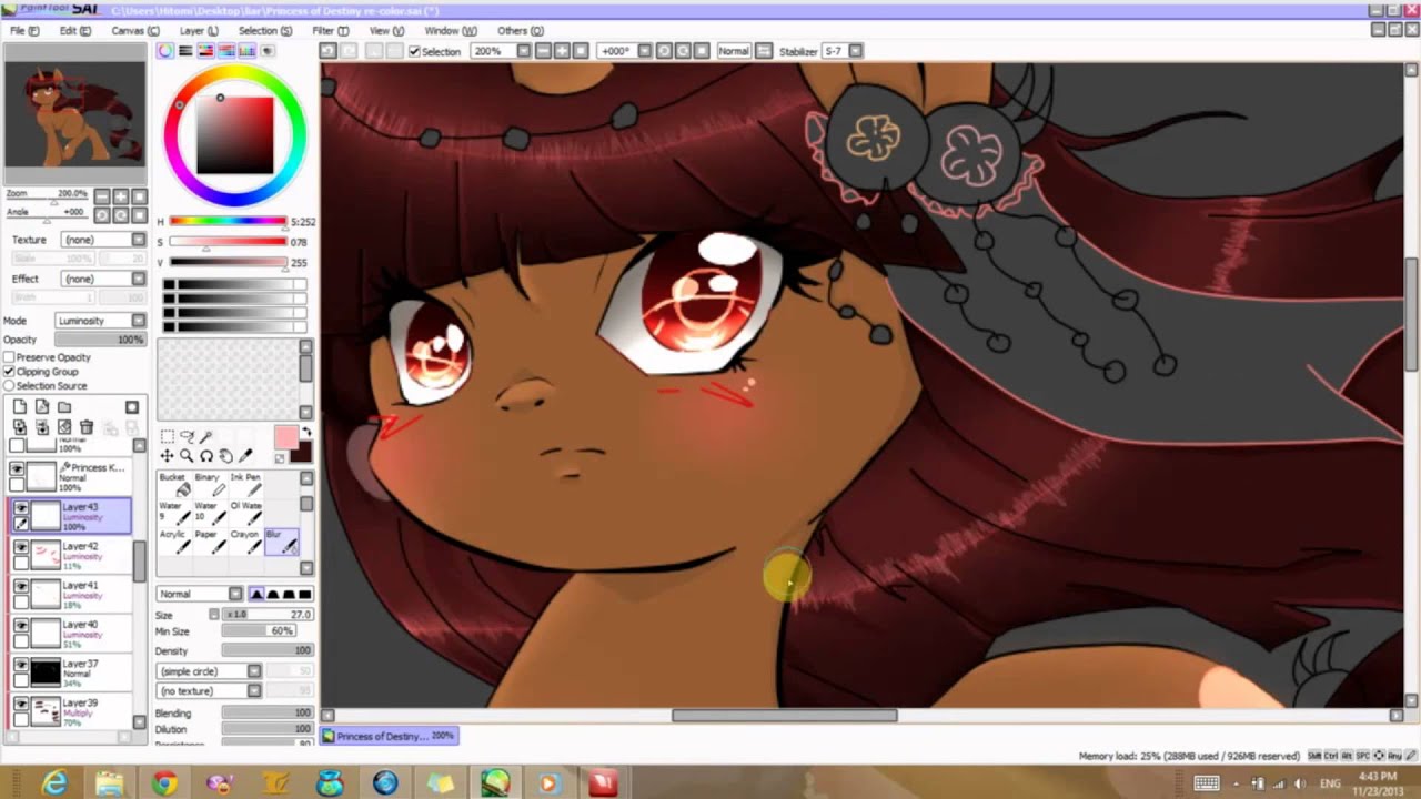 MLP- OC Princess Kona Speed paint