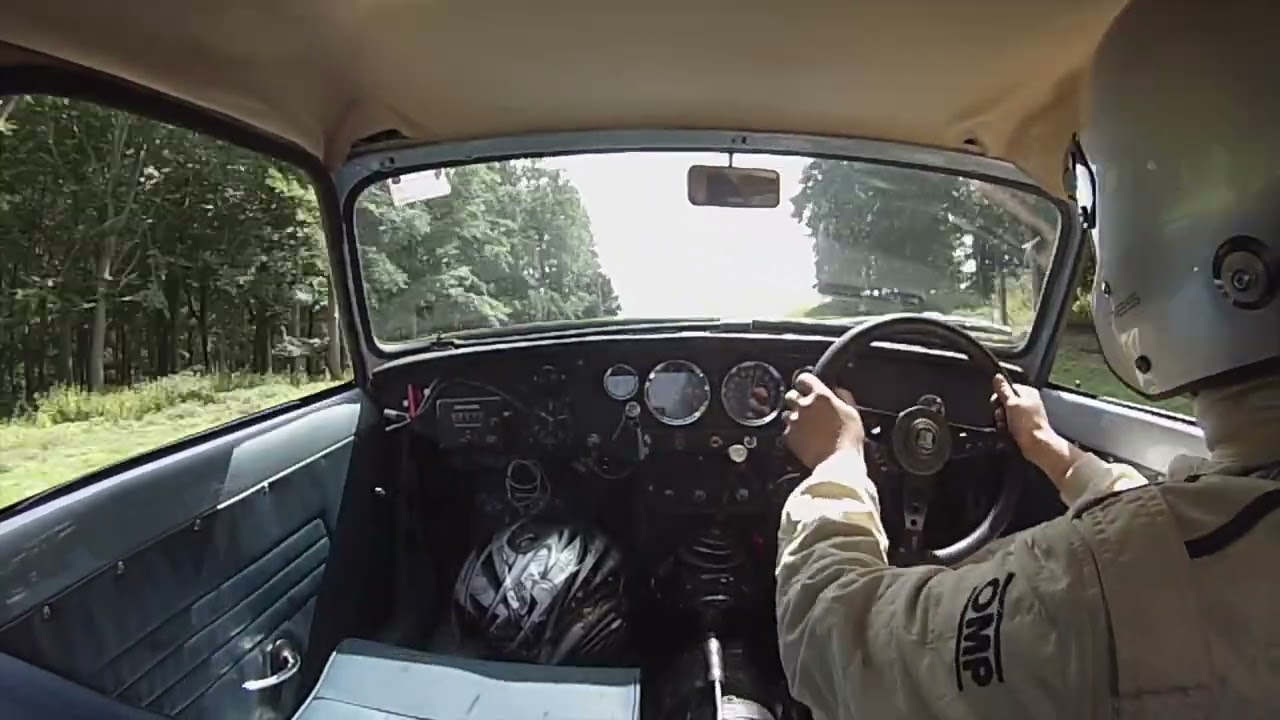 Triumph Spitfire Works Rally Car ADU 7B at Lombard Historic Rally Festival, 2023 Grimsthorpe Castle