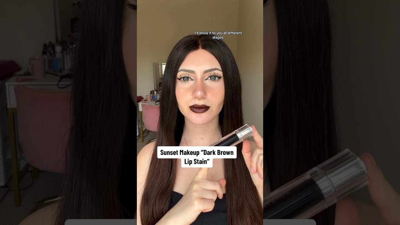 Swatching Dark Brown LIP STAIN 👄