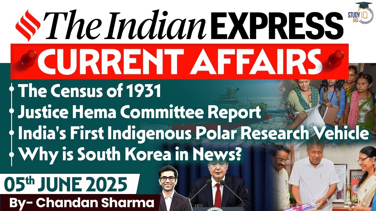 Indian Express Analysis | 5th June 2025 | The Indian Express Newspaper Analysis #news