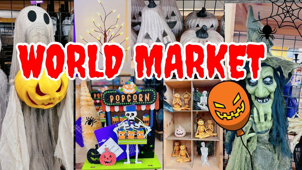 WHAT AMAZING HALLOWEEN 🎃 DECOR @ WORLD MARKET! 
