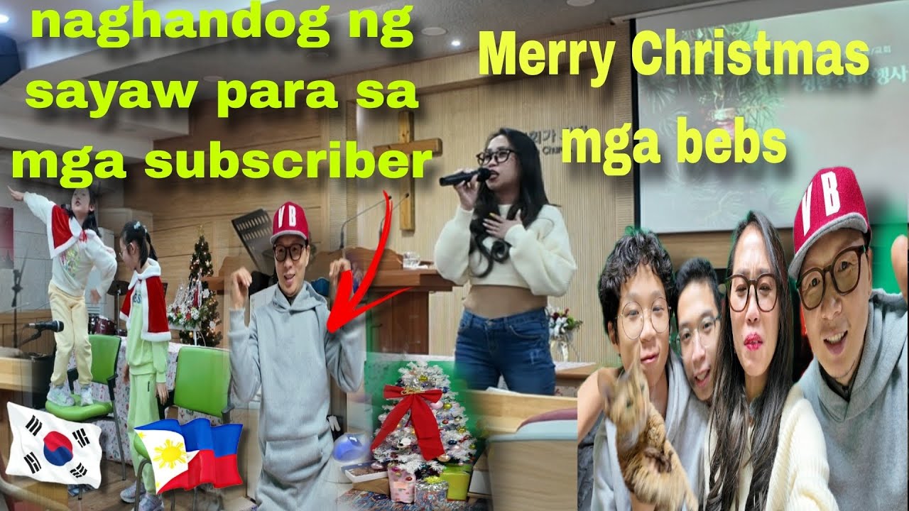 Pinay Life In Korea 🇰🇷 | SUMAYAW SI MISTER PARA SA AMING MGA SUBSCRIBER. MERRY CHRISTMAS MGA BEBS.❤❤
