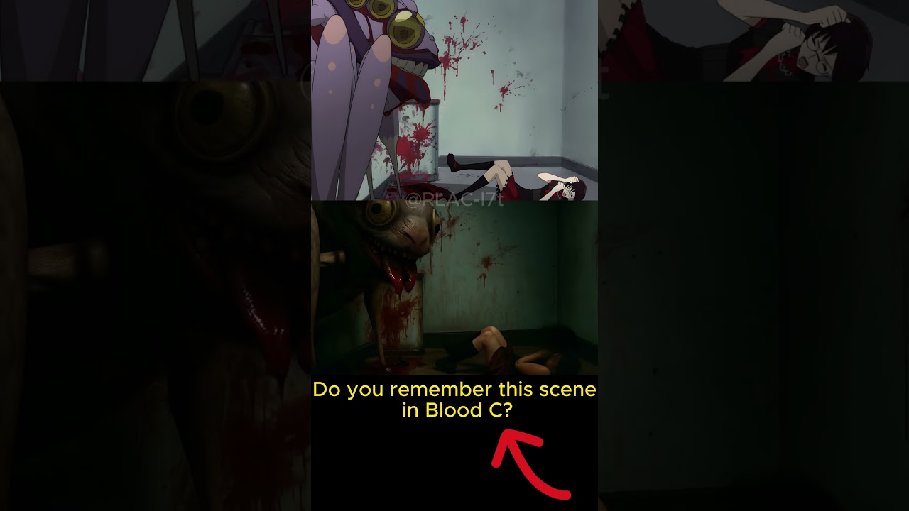 Blood-C Anime vs Real Life 1#aiart #anime #animeaesthetic #animeart #animecharacters #animecommunity