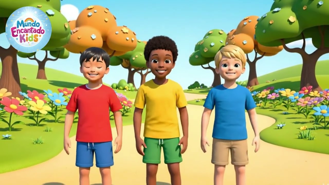 🎶🕺 A Cabeça, Ombro, Joelho e Pé – Versão Divertida! | Música Infantil para Cantar e Pular! 👶🌈
