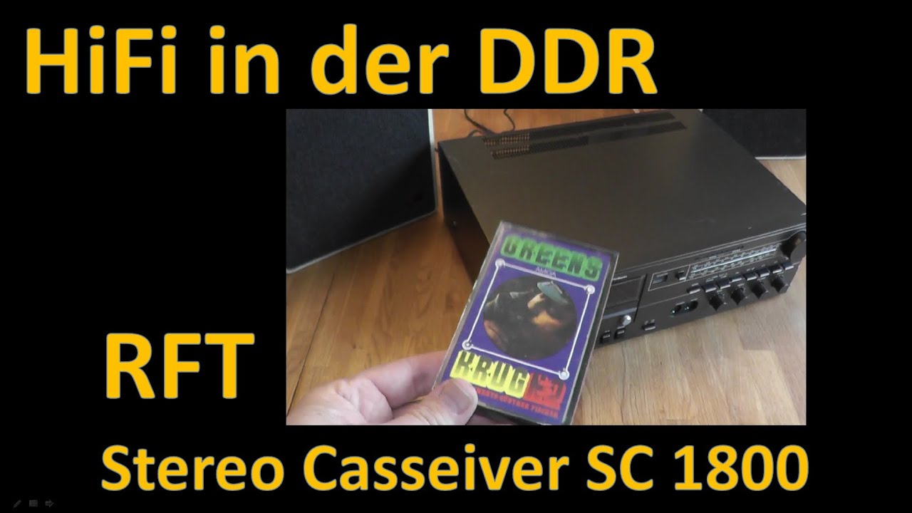 Hifi in der DDR: Der Stereo Casseiver (SC) 1800 von RFT