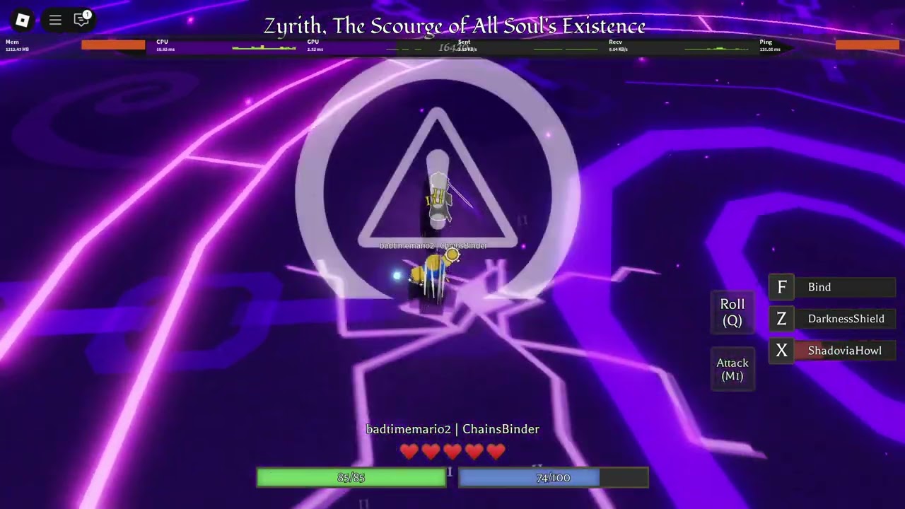 Zyrith solo as Chainsbinder