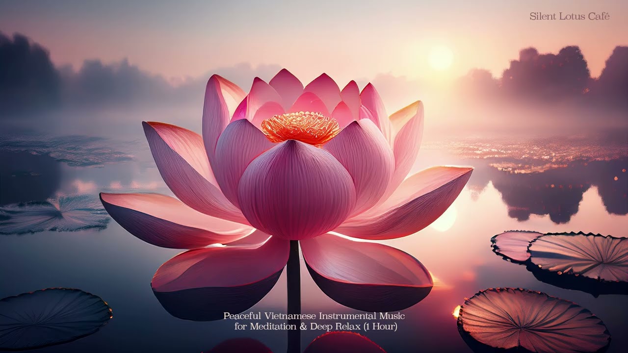 Peaceful Vietnamese Instrumental Music for Meditation & Deep Relax (1 Hour) - Silent Lotus Café