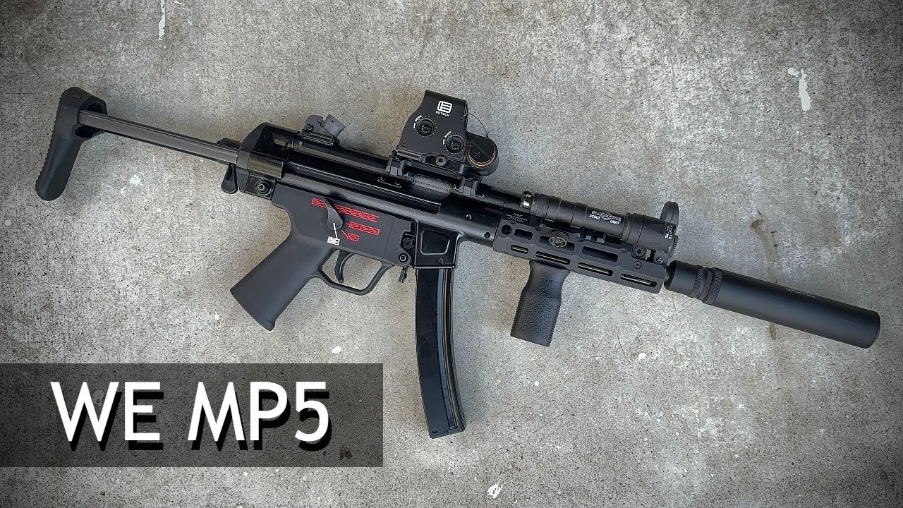 Обзор страйкбольного WE Apache MP5 GBB