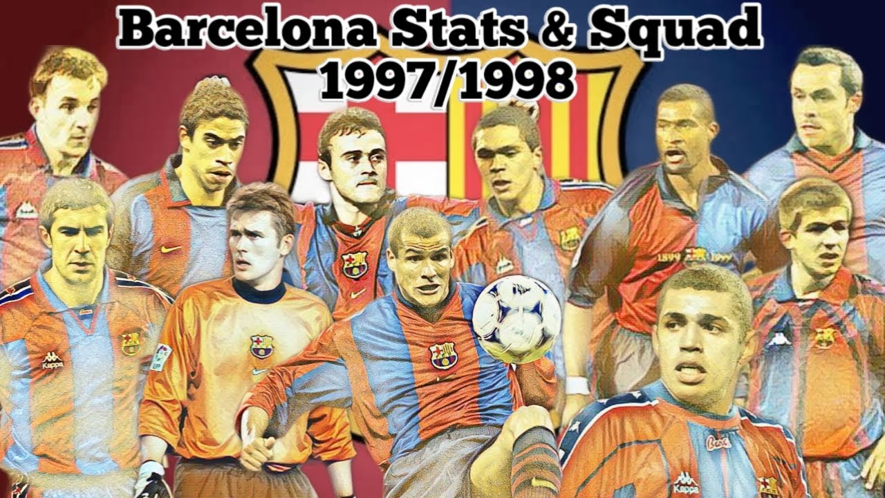 Barcelona Squad, Stats & Bio 1997/1998
