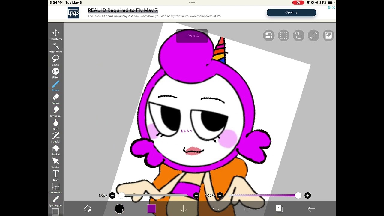 The one “Emily Makes an Oc”BUT SHE GOT OLDER!!!(JOKE/SATIRE)