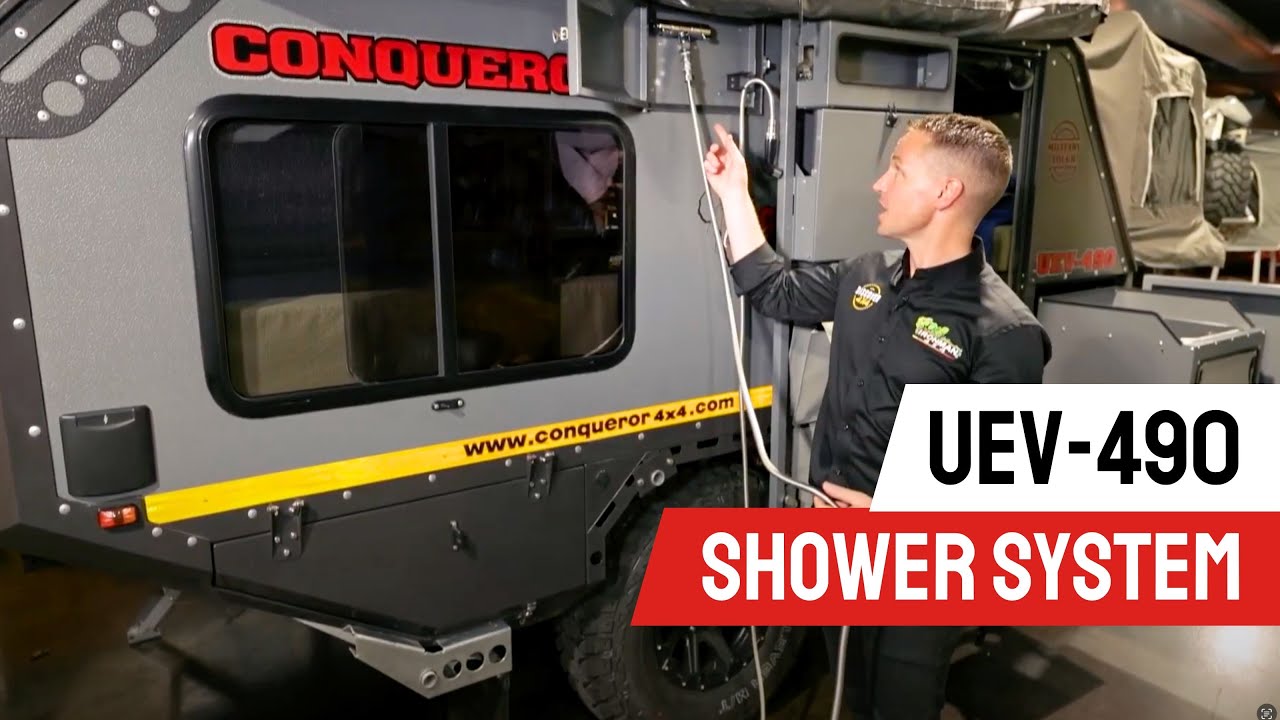 CONQUEROR UEV-490 | Off-Road Camper External Shower System