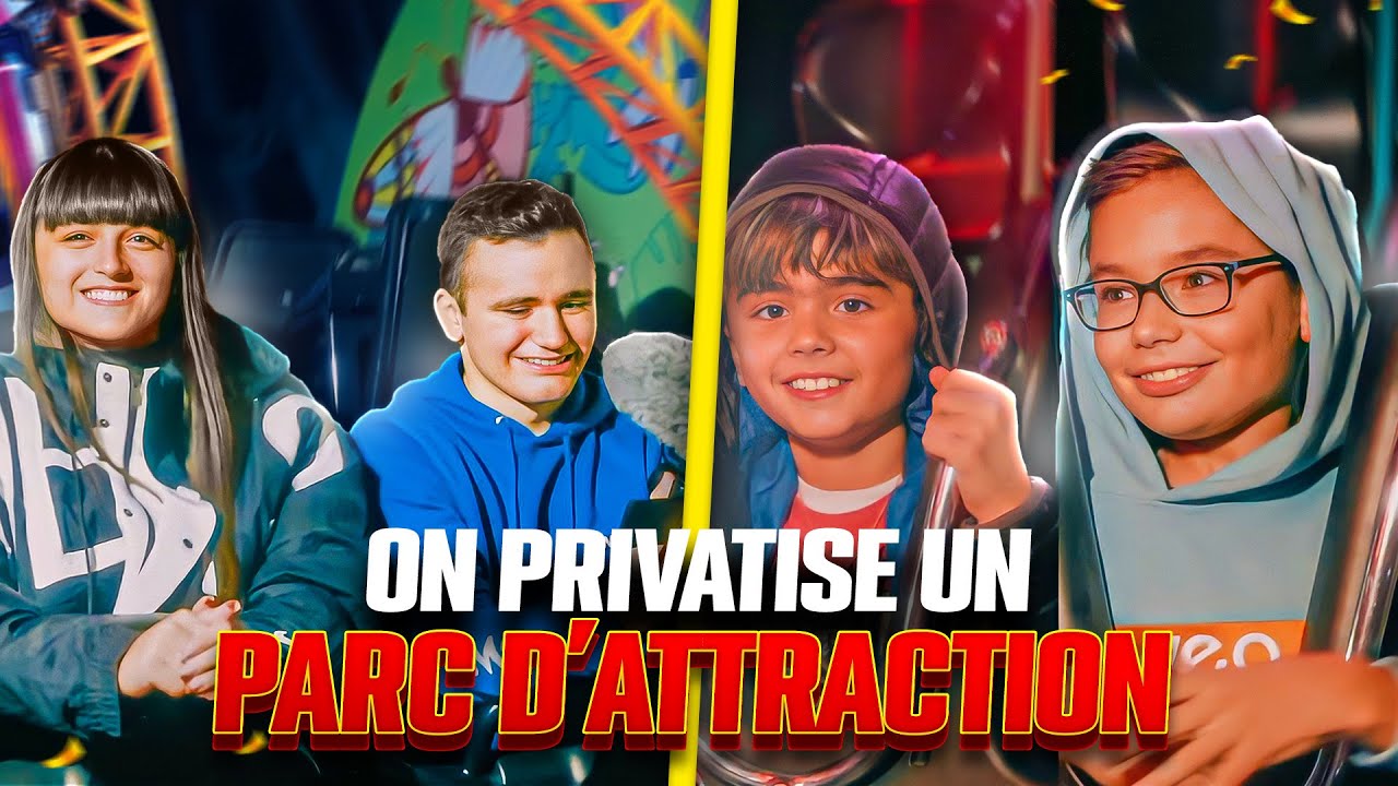 ON PRIVATISE UN PARC D'ATTRACTION POUR L'ANNIVERSAIRE DE SWAN !!!