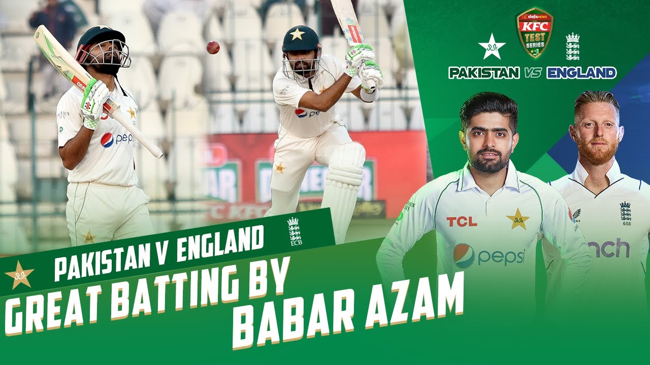 Babar Azam's Unbeaten Half-Century on Day 1 | Pakistan vs England | 2nd Test | PCB | MY2T