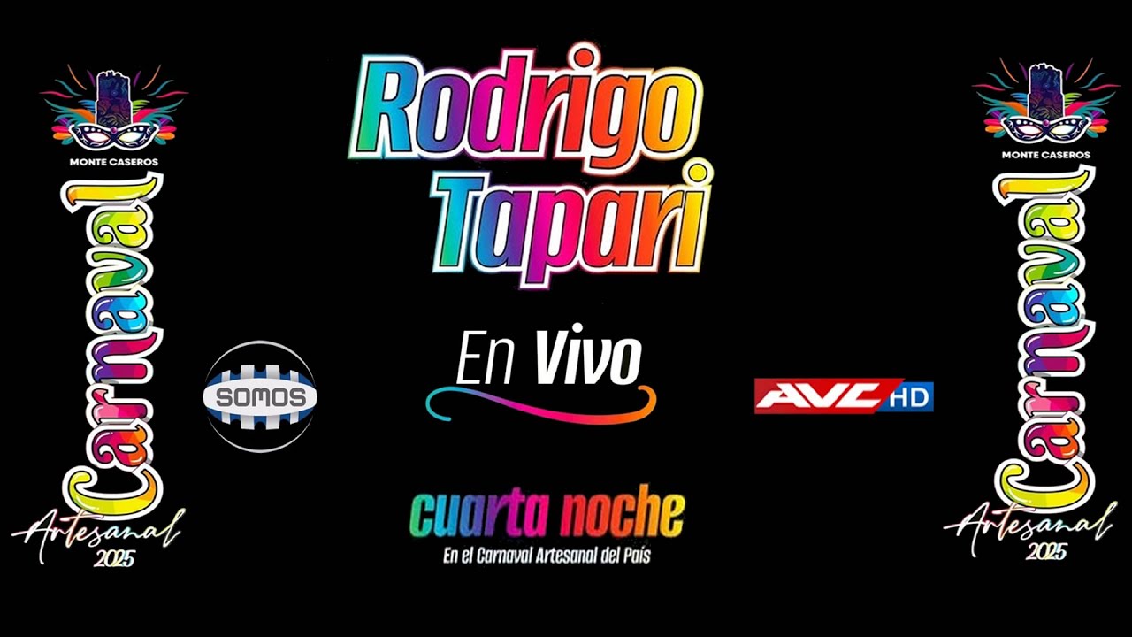 CUARTA NOCHE - CARNAVAL ARTESANAL DEL PAÍS 2025 -  🪶🥁🎶 - EN VIVO AVCHD