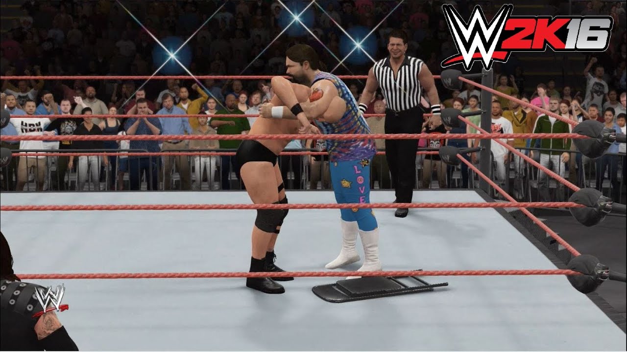WWE 2k16 — «Ледяная глыба» Стив Остин против Дюда Лава: «На грани» — Остин 3:16, часть 9