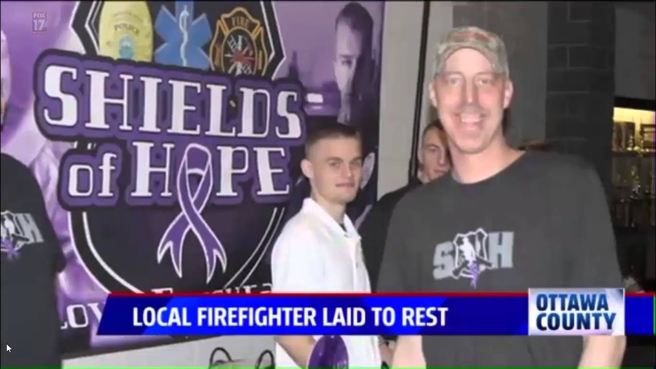 Kevin Sikkema Laid to rest News footage - Georgetown and Blendon Firefighter