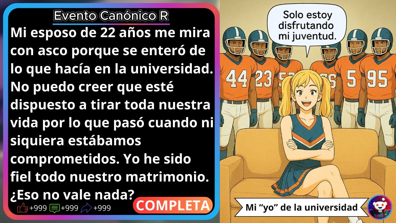 Mi esposo me mira con asco al enterarse de lo que hacía en la universidad. No puedo creer que . . .