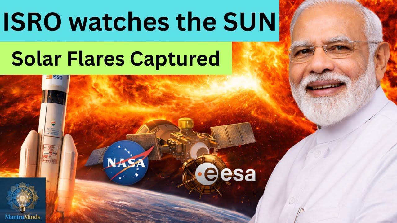 ISRO Watches the Sun 🌞 Aditya L1 Captures Solar Plasma Explosion 