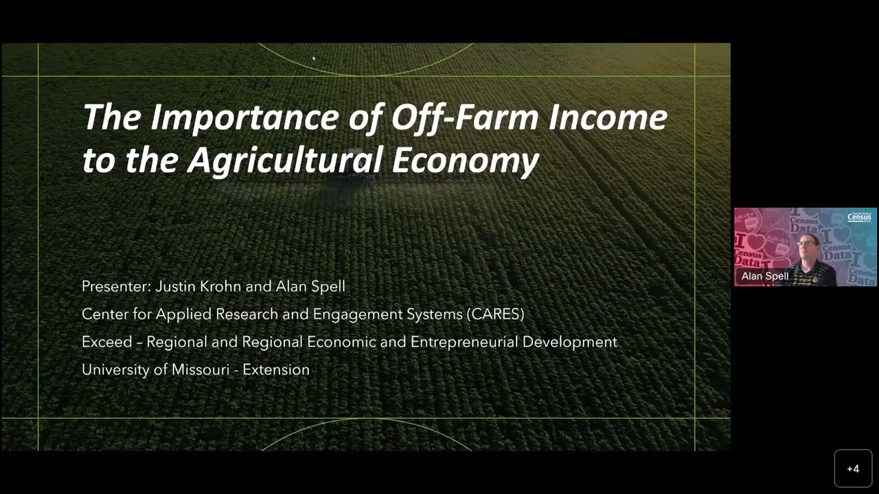 The Importance of Off-Farm Income to the Agricultural Economy