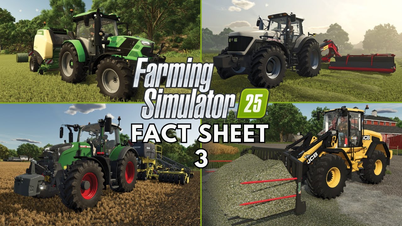 Farming Simulator 25 Fact Sheets Week 3 - Agco White