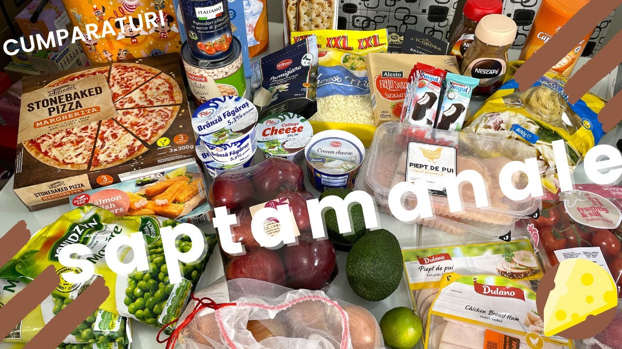 Ce am cumparat de 730 de lei &icirc;ntr-o săptăm&acirc;nă. 🛒🩳🥚🥫 | ALIELA