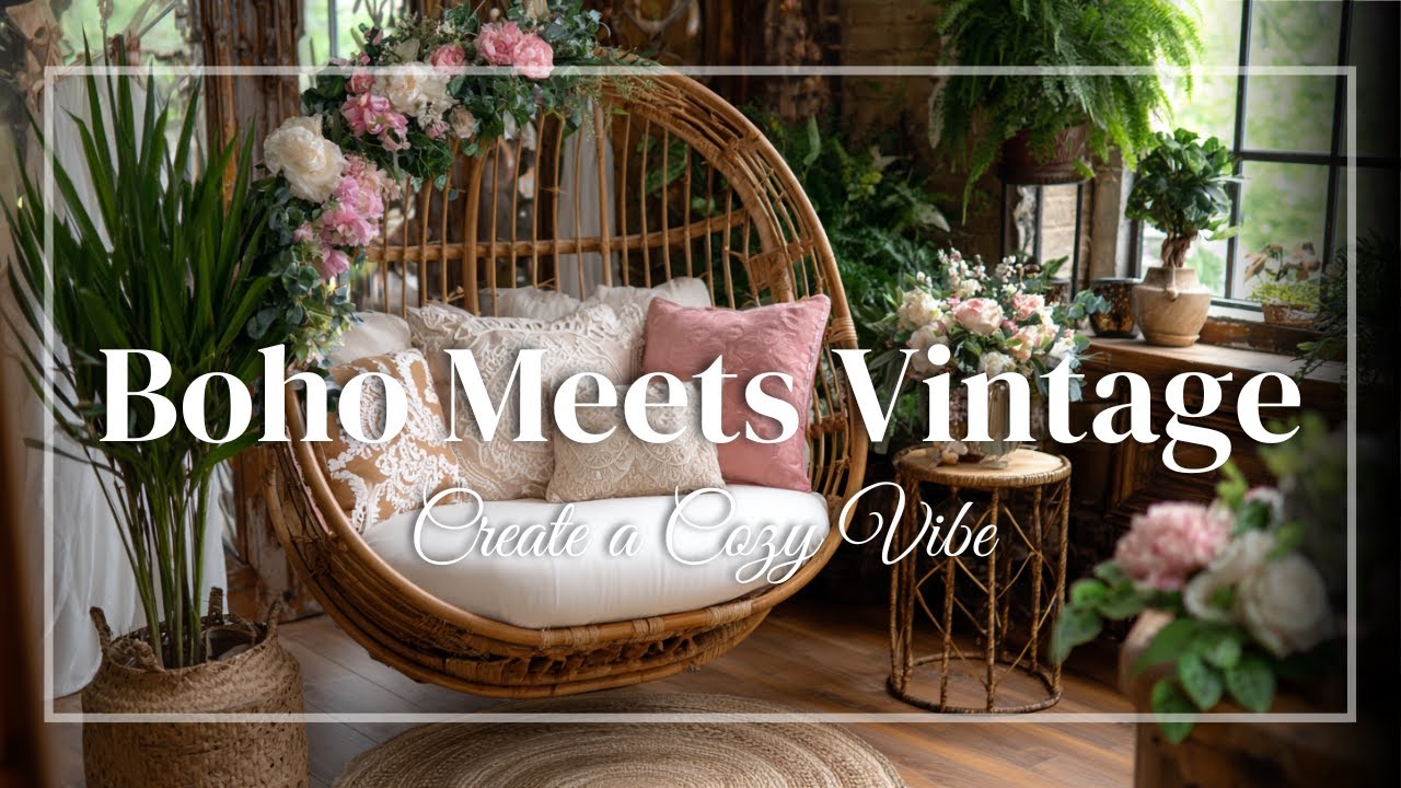 Boho Meets Vintage: Eclectic Decor Ideas for a Cozy Home