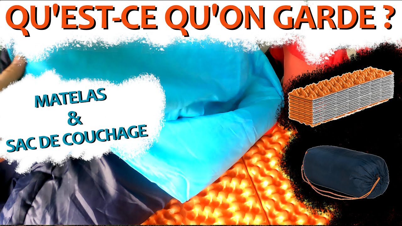 50&euro; / 1100g LE COMBO MATELAS + SAC DE COUCHAGE ?? Pr&eacute;sentation et retour mat&eacute;riel